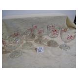 5- BUDWEISER BEER GOBLETS