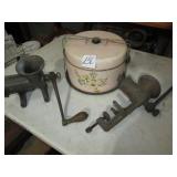 ENTERPRISE #12 MEAT GRINDER ; #3 UNVERISAL ; TIN