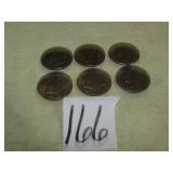 6- 1972 EISENHOWER DOLLARS