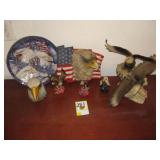 7- EAGLE FIGURINES