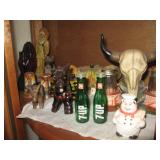 INDIAN STATUE; COW HEAD S/P ;POLAR BEARS ; MORE