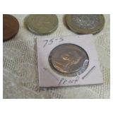 1975S PROOF NICKEL ;1992,2004,08 ELIZABETH II COIN