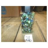JAR FULL OF MARBLES