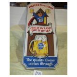 PABST BLUE RIBBON SINCE 1844 WOOD SIGN 11 X 24