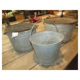 3- GALV. BUCKETS