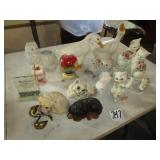CAT FIGURINES ; MORE