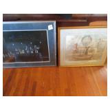 2 INDIAN FRAMED PICTURES