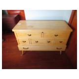 MID CENTURY LANE CEDAR CHEST W/ BOTTOM DRAWER ON