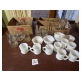 40+ PIECES GROG GLASSWARE