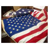 VINTAGE CLOTH AMERICAN FLAGS