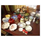 BIG LOT POTTERY DECOR ;FIGURINES ;VASES; MORE