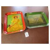 1938 COCA COLA TRAY ; PLANTATION HOME TRAY