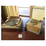 GARRARD &SONGFEST RECORD PLAYERS -AS IS