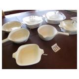 10 PIECES VINTAGE CORNINGWARE BAKEWARE