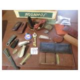 SHOE HORNS; BELT BUCKELS ;BOW TIE ;MORE