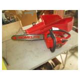 HOMELITE SUPER 2 CHAIN SAW ,16" BAR ,CASE