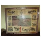 421/2" X331/2" STERLING BEER ADV. INDY 500 FLAGING