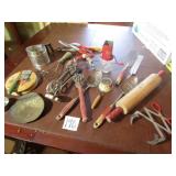 COLORED HANDLE HITCHEN UNTENSILS; MORE