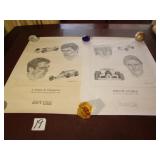 2- INDY CAR POSTERS - A TRIBUTE TO 1994 CHAMPIONS