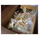 BOX FULL OF ESTATE JEWELRY