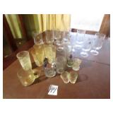 VINTAGE GLASSES- MID CENTURY STAR BURST