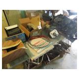 TABLE FULL VINTAGE MOPAR CAR PARTS