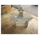 BUCKET BENCH ; CANDLE LIGHT