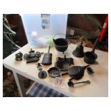 CAST IRON MINIATURE PIECES