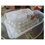 TOTE FULL GLASSES 8+ ; 14 DESSERT GLOBETS