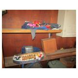 CROQUET SET; LEARNING BLOCK TOY BOX ; MORE