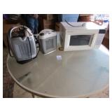 2 ELECTRIC HEATERS ; EMERSON MICROWAVE