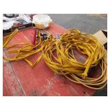 4 EXTENSION CORDS ;JUMPER CORDS