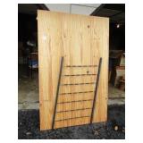 6 FT -3/4" PLYWOOD ; WROUGHT IRON PORCH RAIL