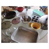 BIG LOT KITCHEN ITEMS ; PANS ;MORE