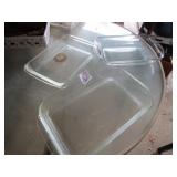 3 GLASS BAKEWARE DISHES