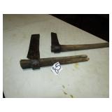 2 WOOD HANDLE FROS