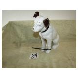 COLLECTIBLE CAST IRON RCA DOG BANK 10" TALL