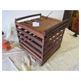 COLLECTIBLE HUMPTY DUMPTY WOOD EGG CASE