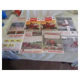 8- INTERNATIONAL COLORED SALE BOOKLETS & CUT