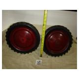 2- 12" X1.15 REAR PEDAL TRACTOR WHEELS