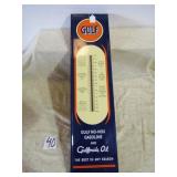 COLLECTIBLE GOLF METAL THERMOMETER 7" X28