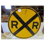 COLLECTIBLE 30" METAL RR SIGN
