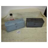 2- FORDSON METAL TOOL BOXES