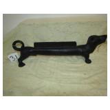 21" LONG CAST IRON  DOG  BOOT SCRAPPER