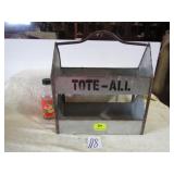 COLLECTIBLE METAL TOTE -ALL W/ JD DECAL