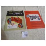 2- CO-OP VINTAGE TRACTOR SALES BOOKLETS IN COLOR