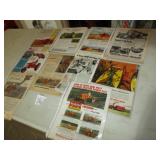 10 ASSORTED OF COLORED CUT OUT TRACTOR ADV.