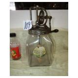 DAZEY #40 BUTTER CHURN W/ SCREEN & LABEL