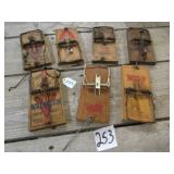 7- LARGE RAT TRAPS W/ ADVERTISING