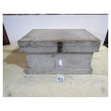 WOOD CARPENTER TOOL CHEST 131/2" X19 "